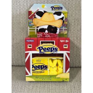 PEEPS PLUSH COWBOY BUNNY PEEP W/CANDY